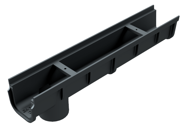 bilinaR G Channel grate 750x140 EN 1433 D400 VS 7114-002_B - channel bottom outlet_v1
